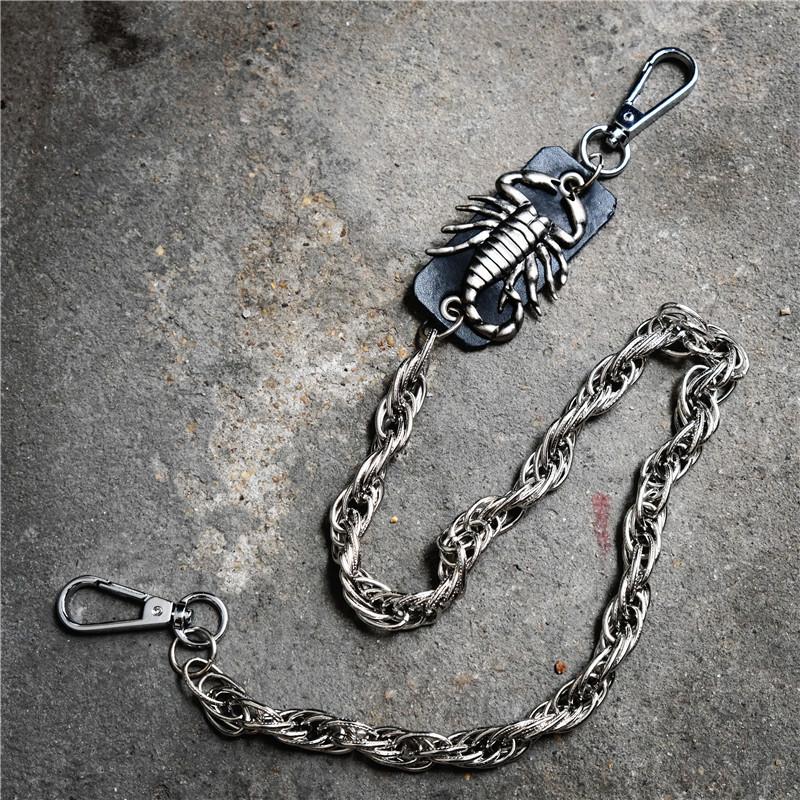 Badass Men S Silver Scorpion Head Single Pants Chain Punk Biker Wallet Chain For Men 5 2048x2048 ?v=1571318624