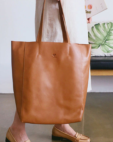 OLOEY Tote Bag for Women,Vegan Leather Simple Vintage Shoulder