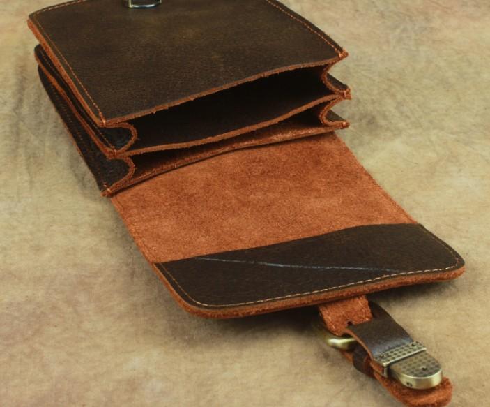 Cool Leather Cell Phone HOLSTER Belt Pouches for Men Waist Bag BELT BA