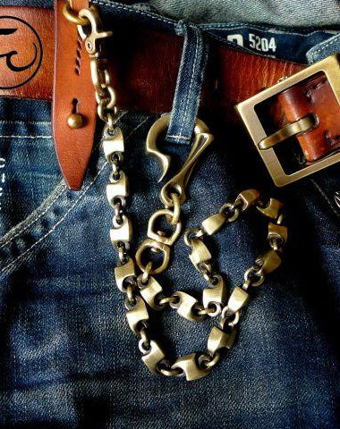 Brass biker trucker dragon hook wallet Chain for chain wallet biker wa