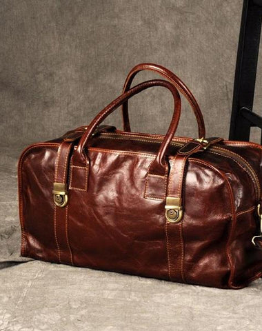 Cool Leather Mens Overnight Bag Weekender Bags Vintage Travel Bags Duf –  iwalletsmen