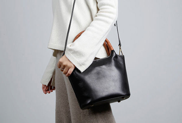 Genuine Leather Cute Handbag Crossbody Bag Shoulder Bag Women Leather