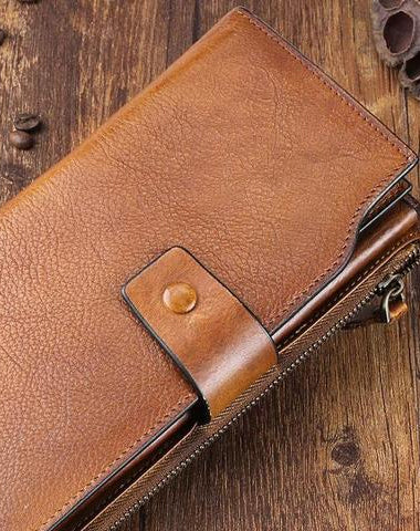 Top leather zipper Long Wallet … curated on LTK