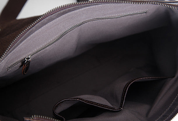 Handmade Cool leather men messenger bag shoulder laptop bag for men