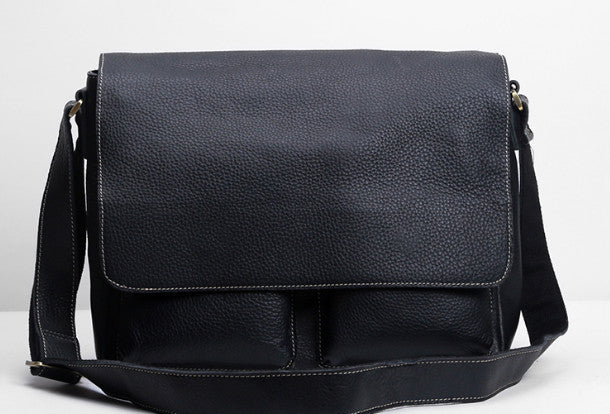 Cool leather men messenger bag shoulder bag for men