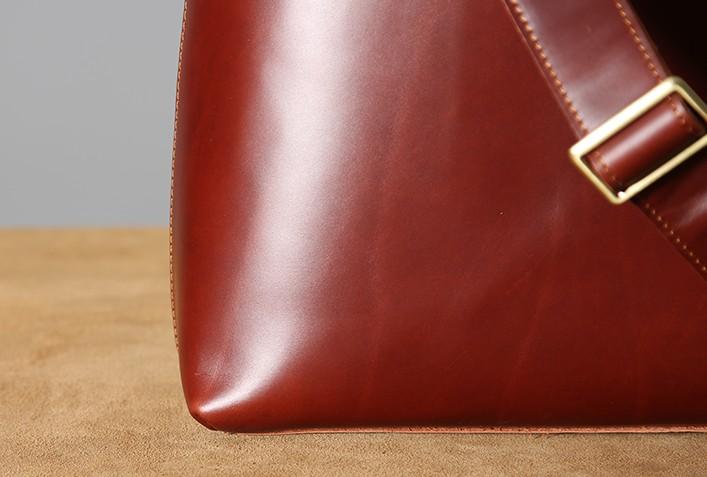 Handmade Leather Mens Cool Handbag Tote Shoulder Bag Work Bag Laptop B