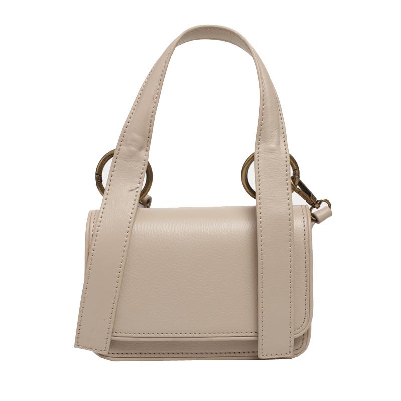 Fashiong Womens White Leather Handbag Shoulder Bag Crossbody Bag Blue