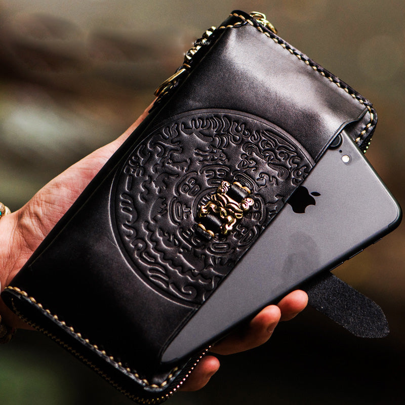 black long wallet