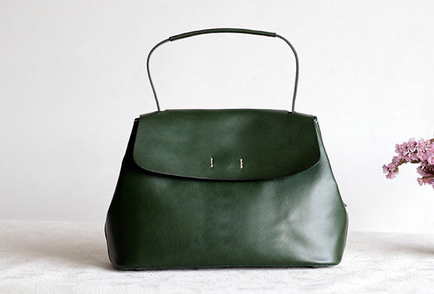 Handmade Leather tote bag shopper bag for women leather shoulder bag h