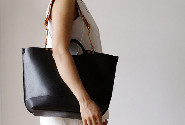 Handmade Leather tote bag for women leather shoulder bag handbag ...