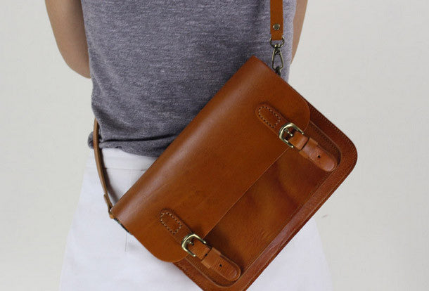 leather satchel womens