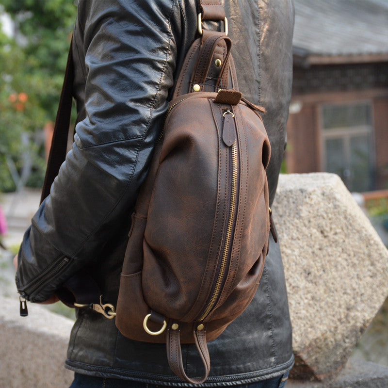 sling shoulder bag for men