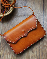 Handmade Leather Small phone Purse shoulder bag leather crossbody bag