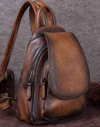 women's leather backpack purses