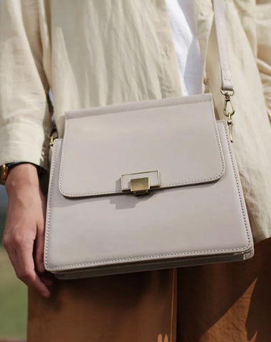 white side purse