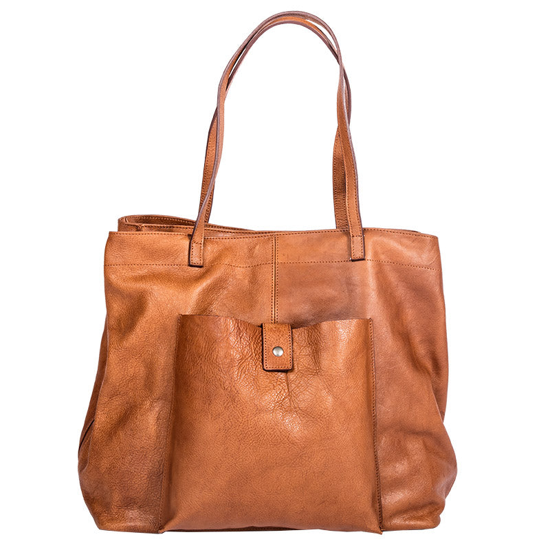 Handmade Genuine Leather Handbag Tote Large Shopper Bag Purse Handbag