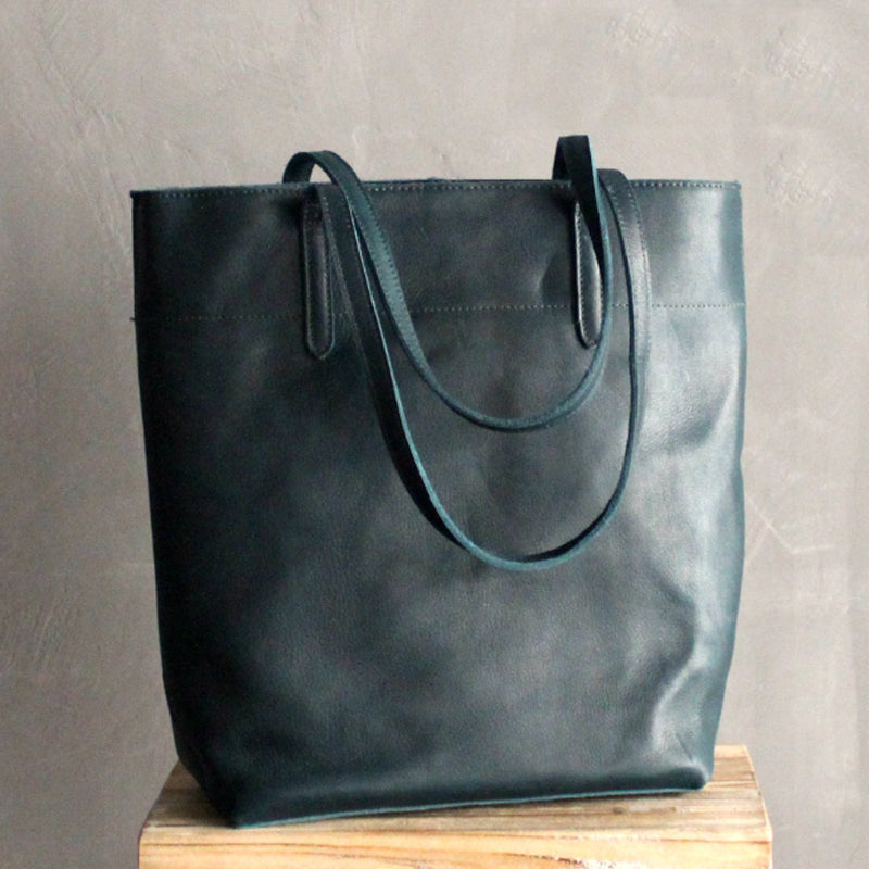 womens leather work tote