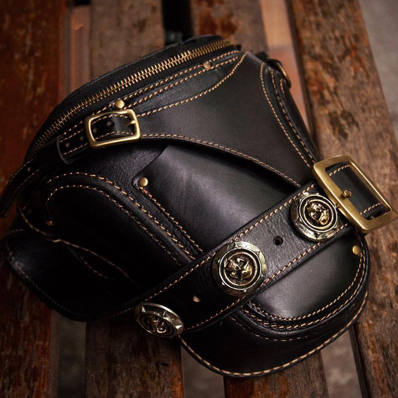 mens leather belt bag