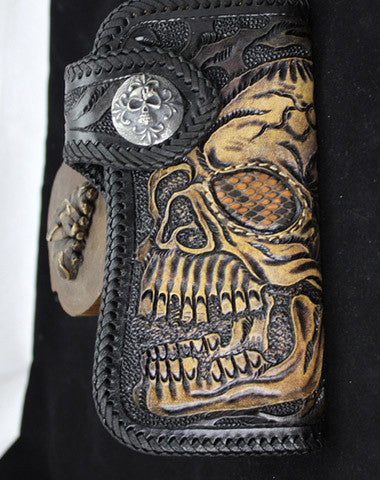 BILL WALL LEATHER】C349 SKULL＆CROSSBONES 激安販売中 www