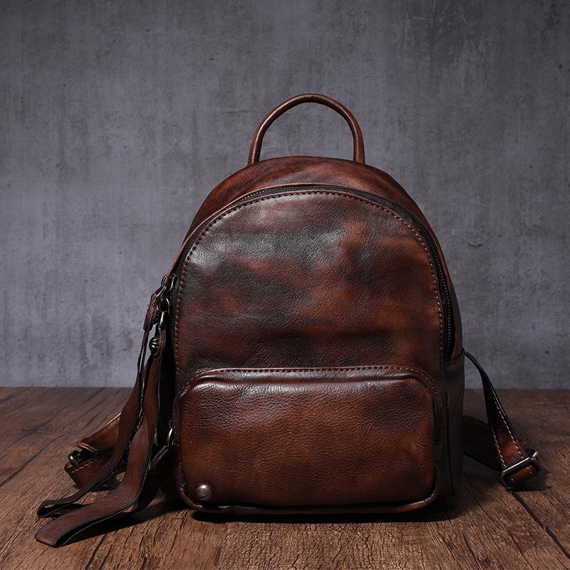 leather backpack purse