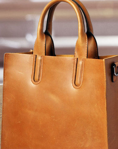 Handmade Leather handbag shoulder bag purse tote for women ...
