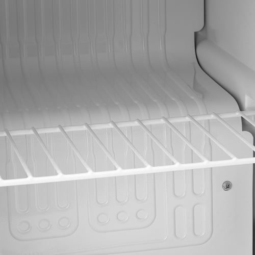 Table top mini freezer with flexible storage