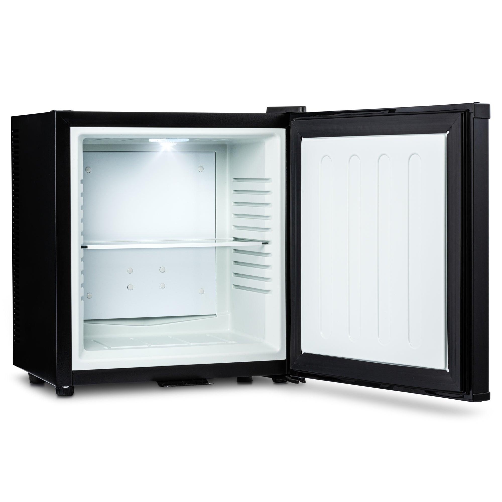 Mini bar fridge with flexible storage