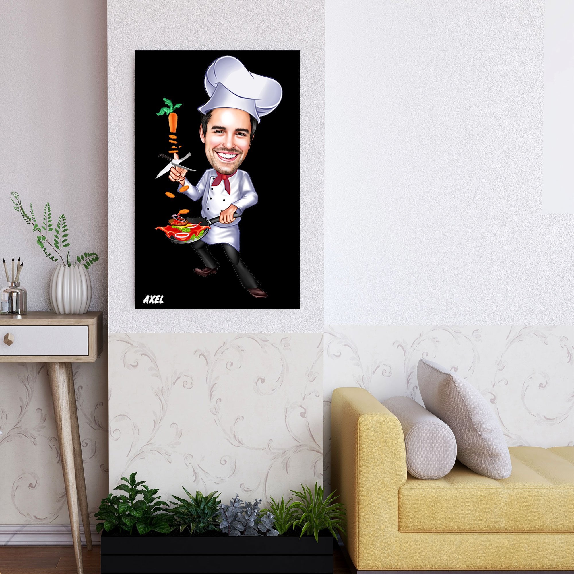 Personalized Caricature Chef Wooden Wall Art Custom Fairy 210155 ?v=1602356711
