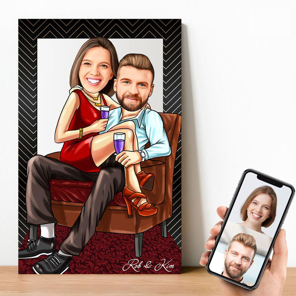 Personalized Sentimental Couple Wooden Wall Art | Romantic Gifts for ...