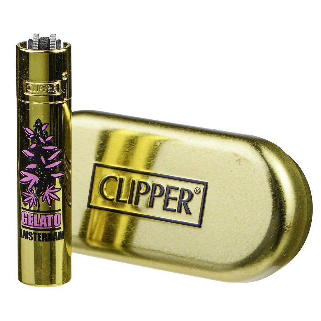 Briquet clipper allume gaz