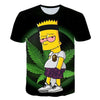 T-Shirt Cannabis Bart Simpson