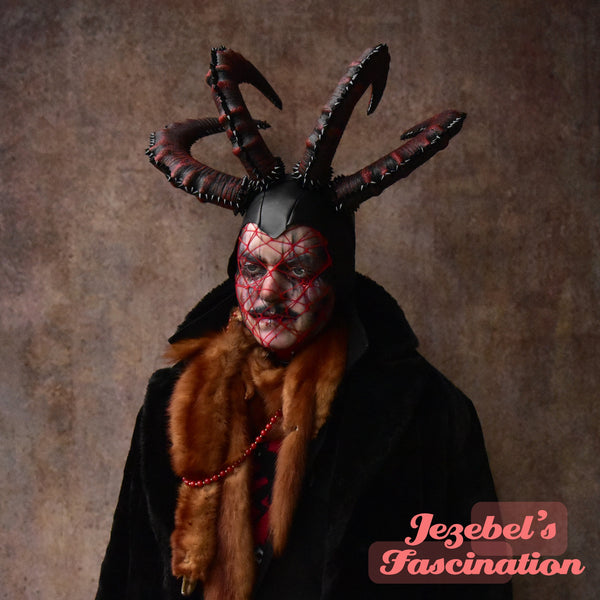 Krampus Horns Lord Yule Bells Rustic Christmas Devil Costume
