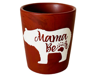 Mom + Pop — Mama Bear or Papa Bear Buffalo Plaid Coffee Mug 14 oz.