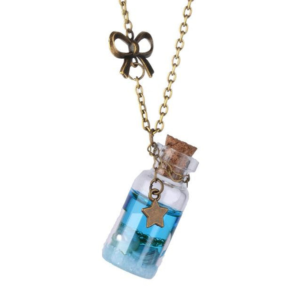 Ocean Bottle Necklace
