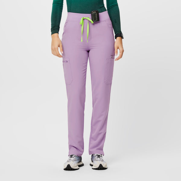women's Lavender Dew High Waisted Yola™ - Tall Skinny Scrub Pants (3XL# ...
