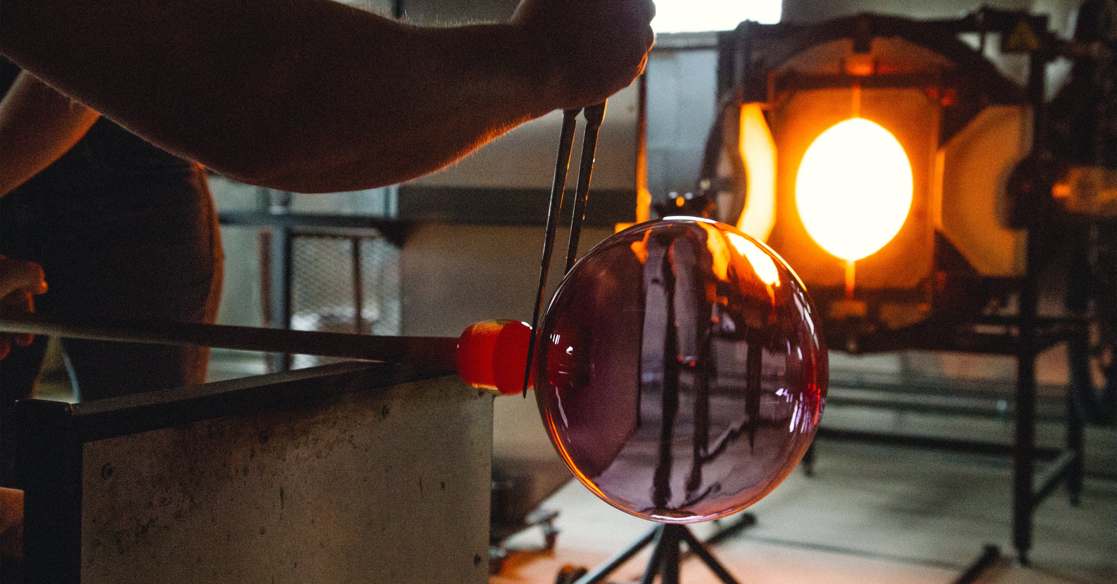 Glass Studio in Eau Claire, Glass Blowing Demos