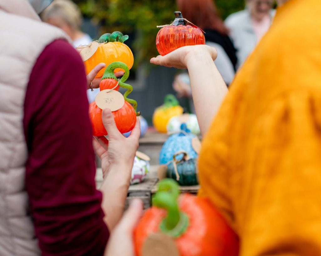 Picking Glass Pumpkins