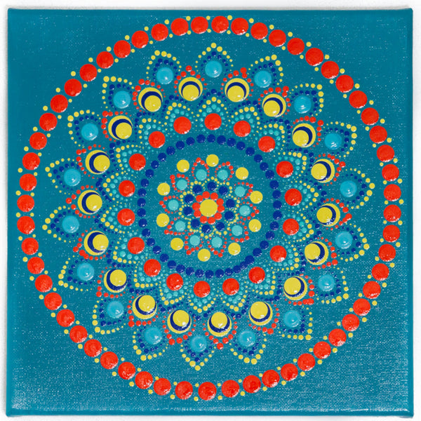 Feb. 7th 6 pm- Mandala Dot Painting Class- The Blue Dahlia, 800