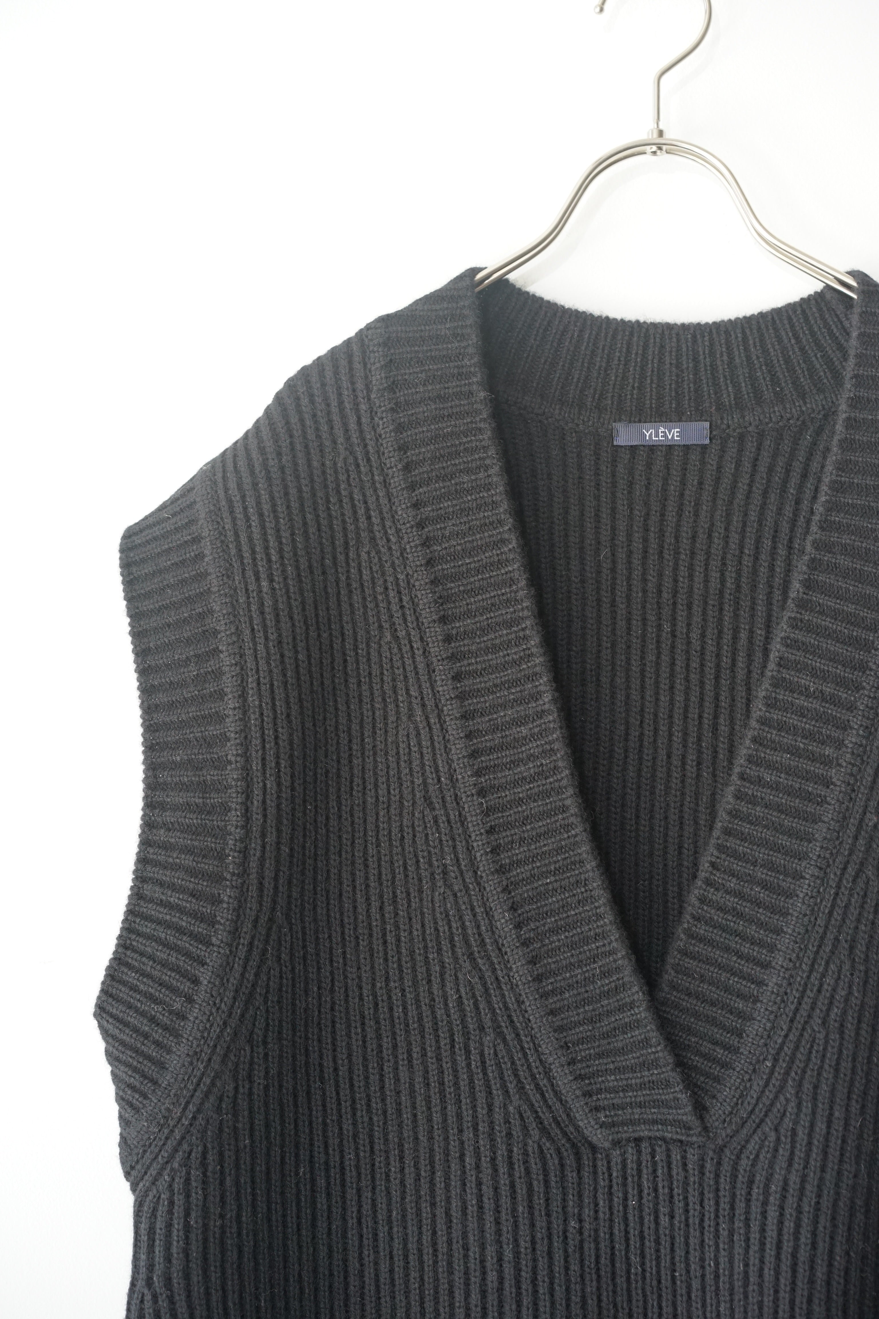 YLEVE】EXTRAFINE MERLNO WOOL KN P/O - トップス