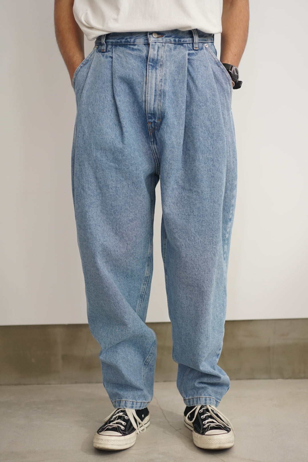 HEDMAYNER 22AW PLEATED DENIM odmalihnogu.org