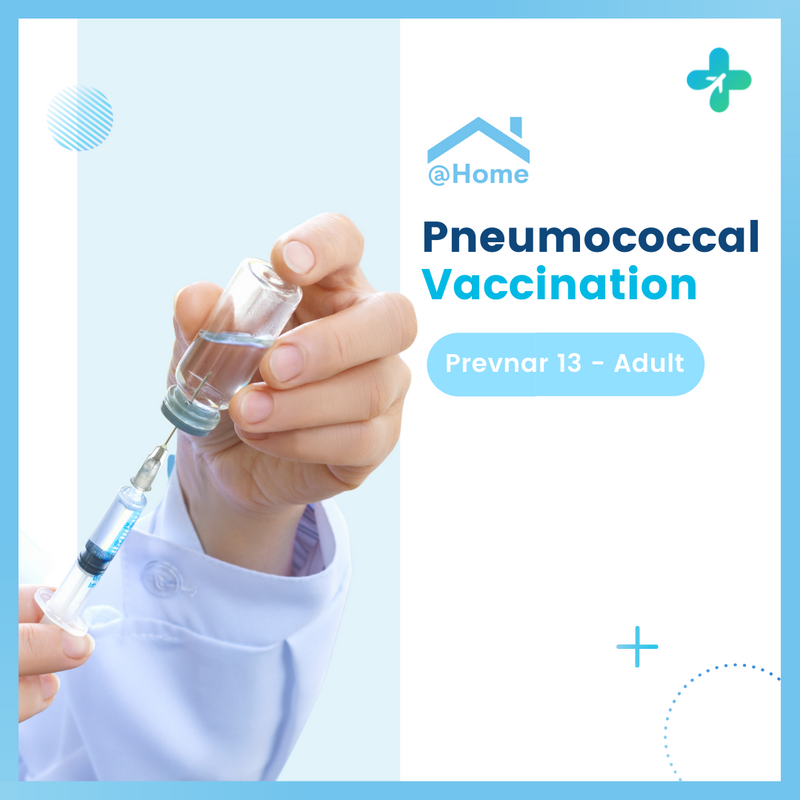 วัคซีนป้องกันโรคปอดอักเสบ (Prevnar 13) at home