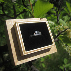 New Handcrafted Wooden Ring Boxes!