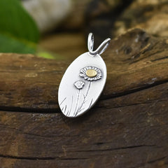 Small Blooming Daisies Pendant from Beth Millner Jewelry