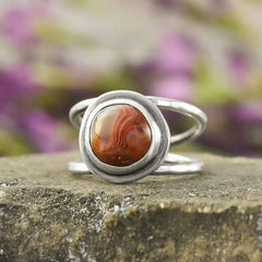 Lake Superior Agate Ring from Beth Millner Jewelry