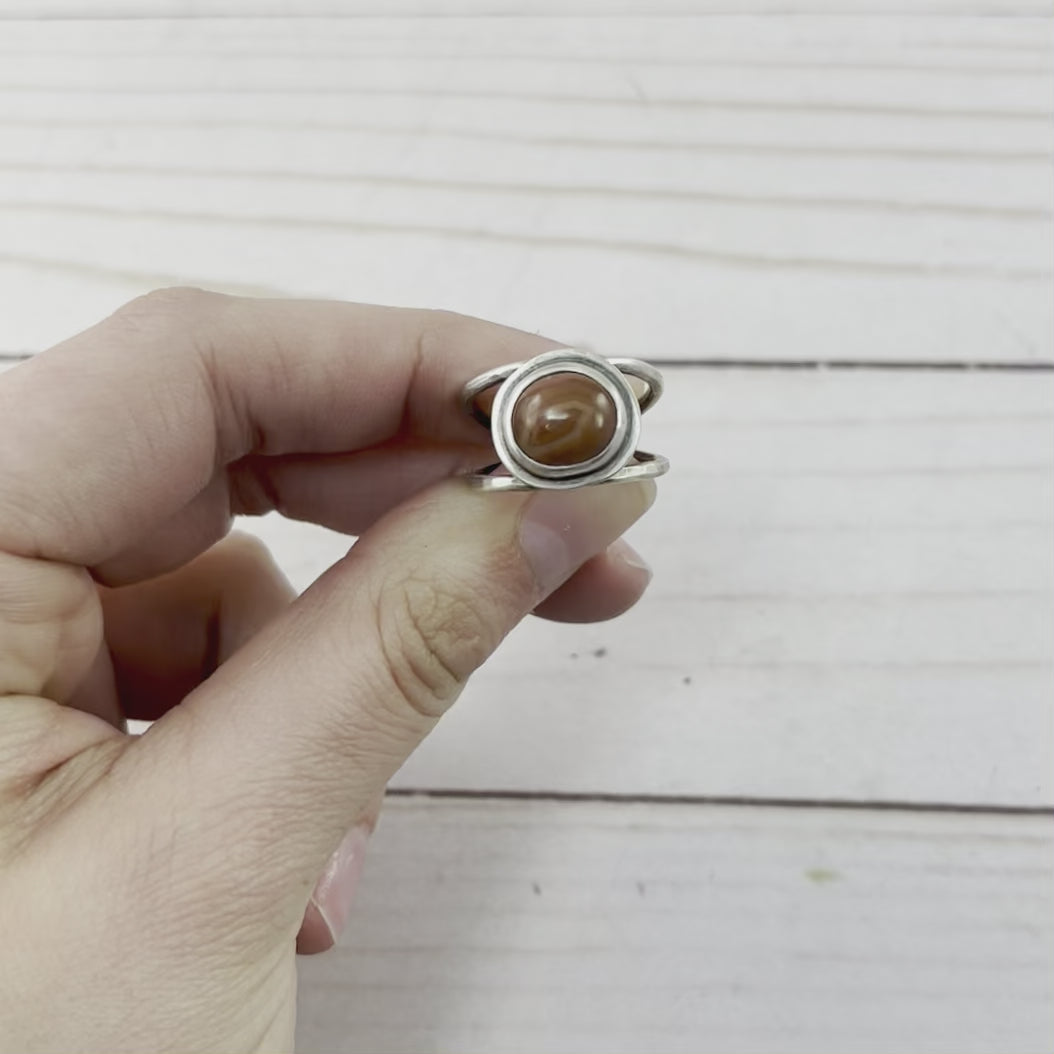 Lake Superior Agate Ring – The North Country