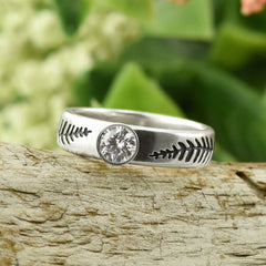 Sparkling Fond Fern Ring from Beth Millner Jewelry