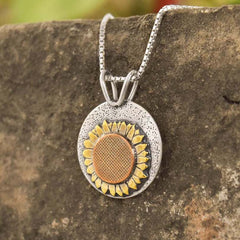 Sunflower Pendant from Beth Millner Jewelry