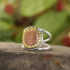 Sunflower Ring from Beth Millner Jewelry