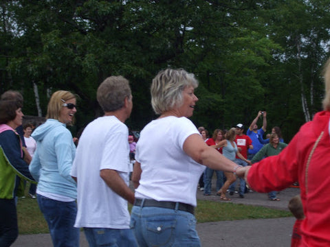 People dancing at the Italian Fest photo by Beth Millner Jewelry Ambassador Alaina