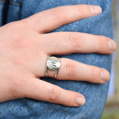 Cattails Ring - Ring - handmade by Beth Millner Jewelry